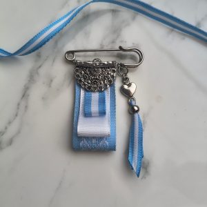 Escarapela lazo y corazón